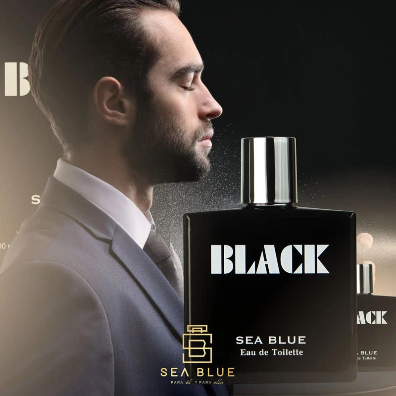 Perfume Masculino Preto 100ml Importado Azul Marinho